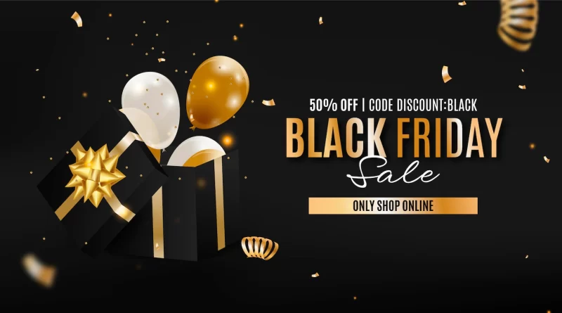 Realistic black Friday sale background Free Vector