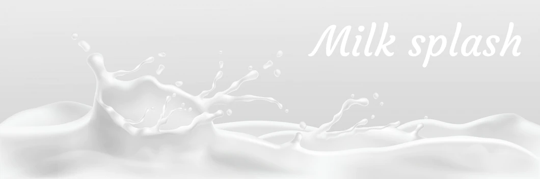 Realistic White Milk Splash Flowing Yogurt Cream Isolated Background 1441 1957