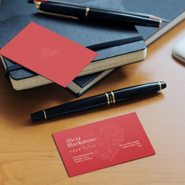 Red Business Card 1069 101