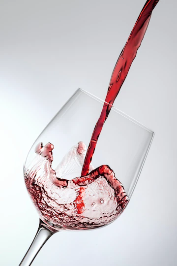 Red Wine Pouring Into Wine Glass 53876 100097