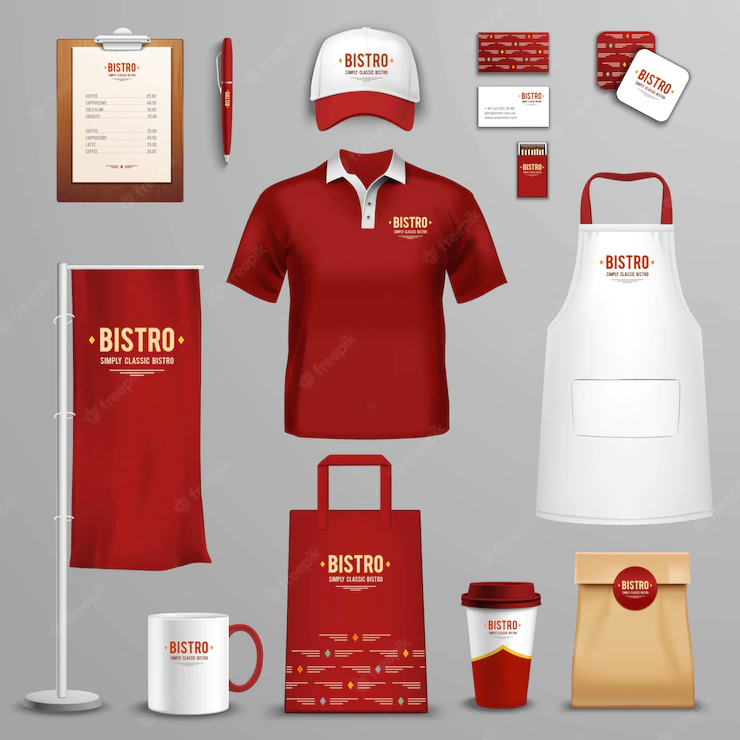 Restaurant Cafe Corporate Identity Icons Set 1284 11406