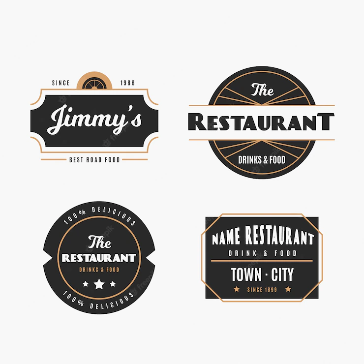 Restaurant Retro Logo Collection 23 2148359161