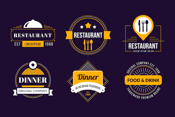 Restaurant Retro Logo Collection 23 2148385737