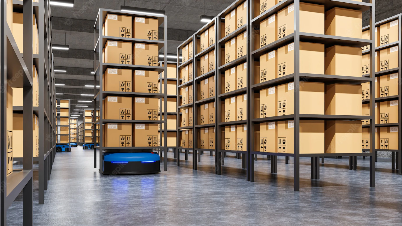 Robots Efficiently Sorting Hundreds Parcels Per Hour Automated Guided Vehicle Agv 3d Rendering 41470 3639