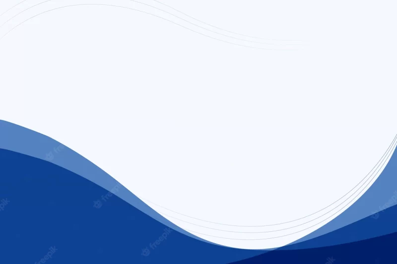 Simple blue curve background for business Free Vector