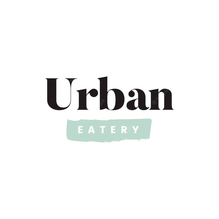 Simple Urban Eatery Logo Vector 53876 34868