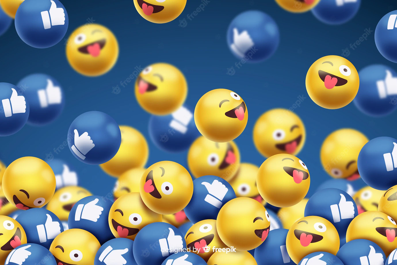 Smileys With Facebook Likes Background 52683 27762