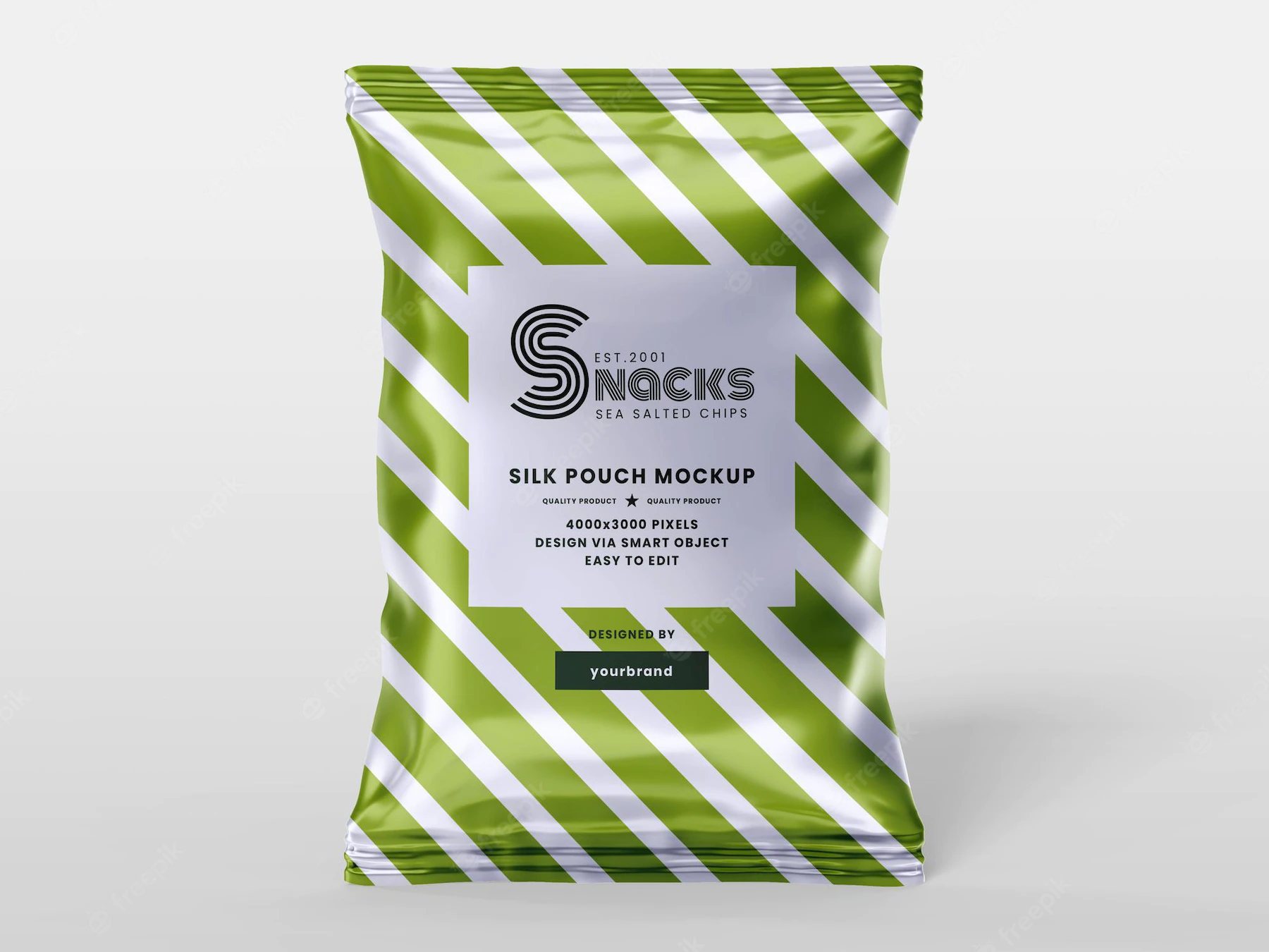 Snack Pouch Plastic Bag Mockup Tempalte 1051 2944