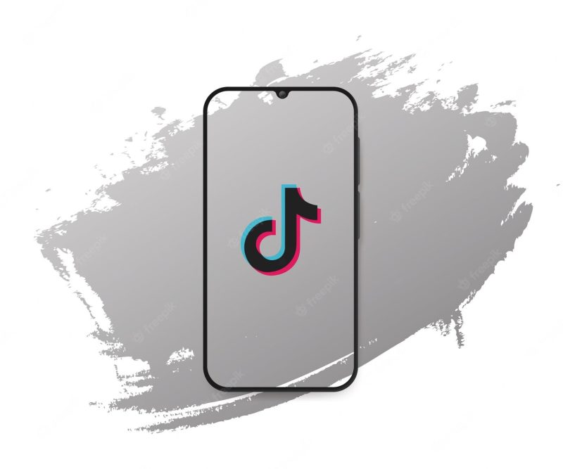 Social media tiktok splash Free Vector