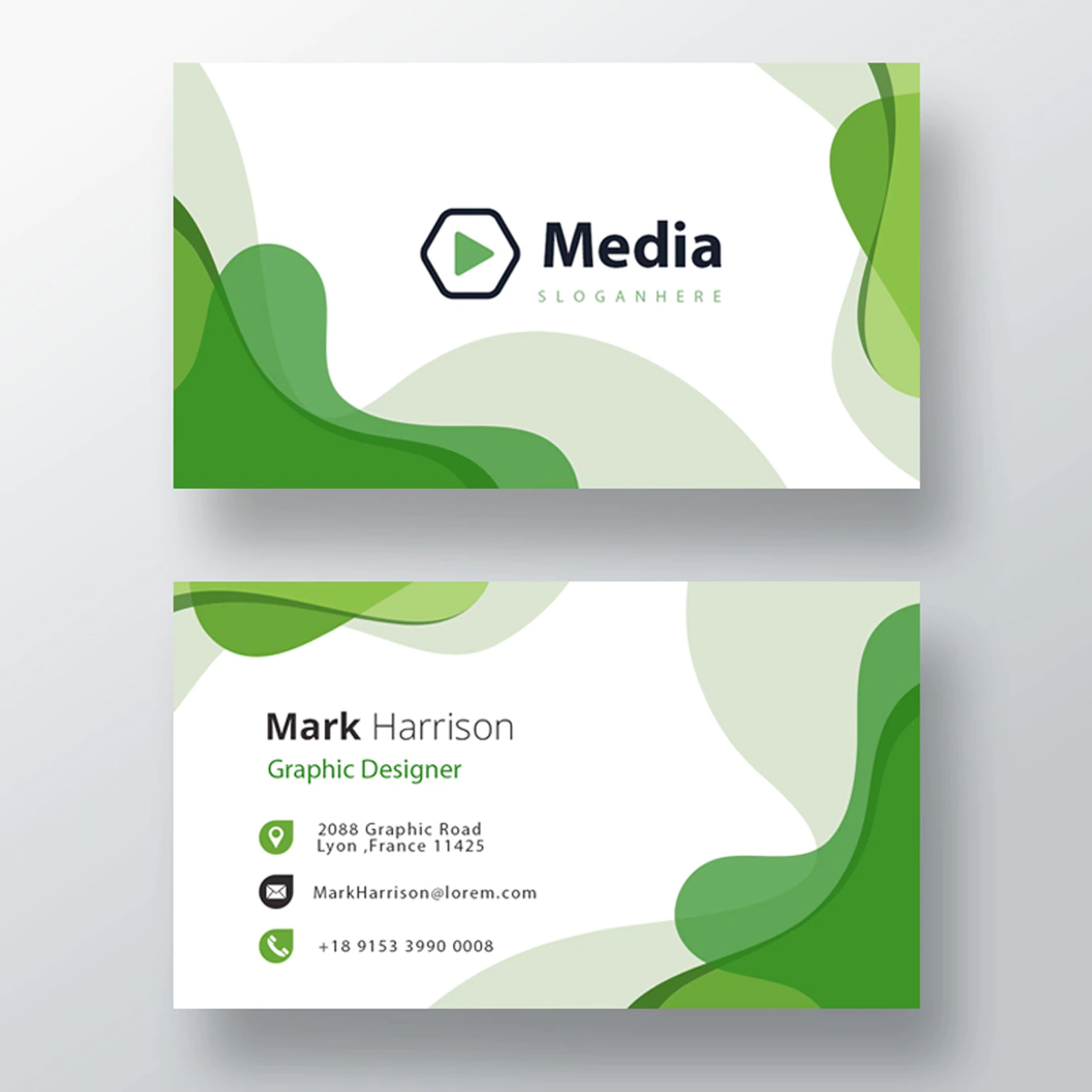 Stylish Liquidity Psd Business Card Template 1409 1516