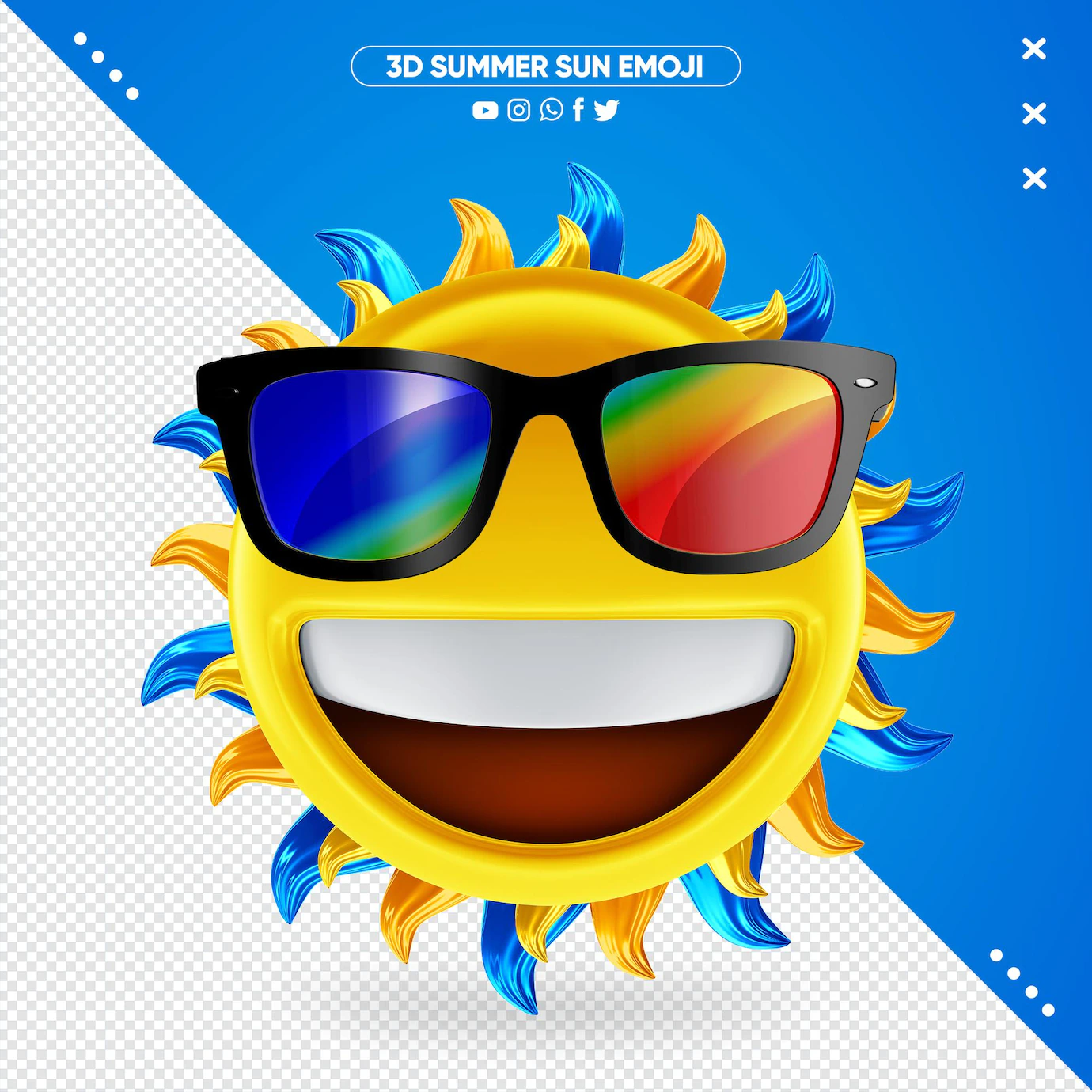 Sun Emoji With Summer Glasses 220664 2441