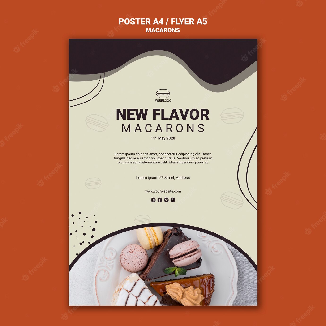 Tasty Macarons Poster Design 23 2148555362
