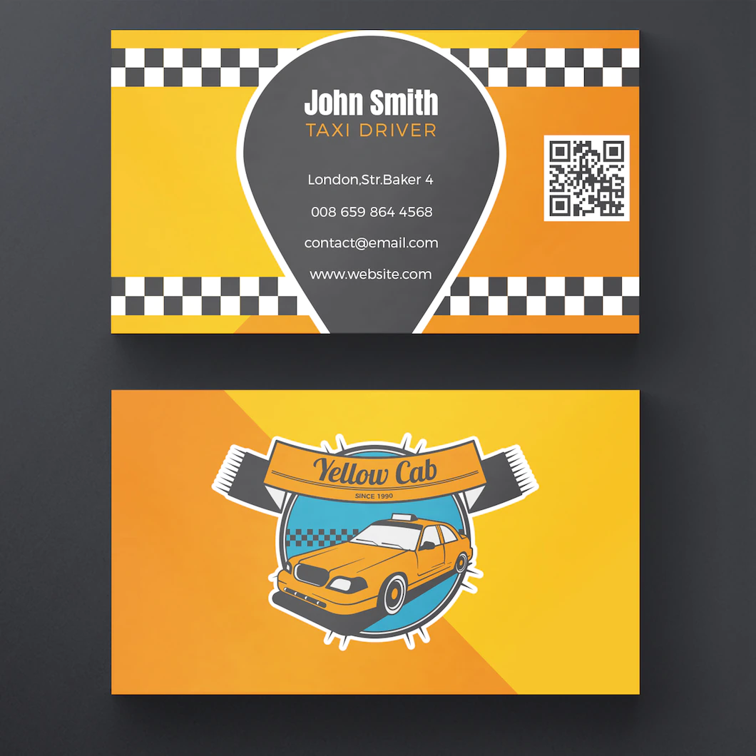 Taxi Business Card 1051 1586