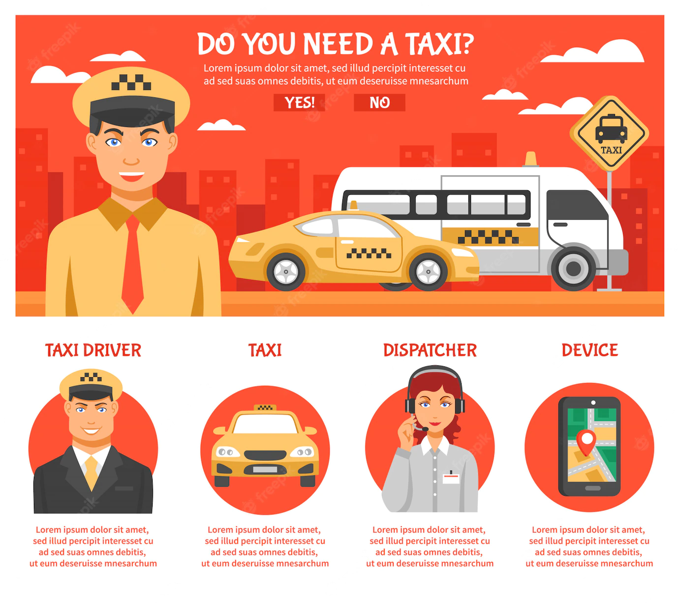 Taxi Service Infographics 1284 11015