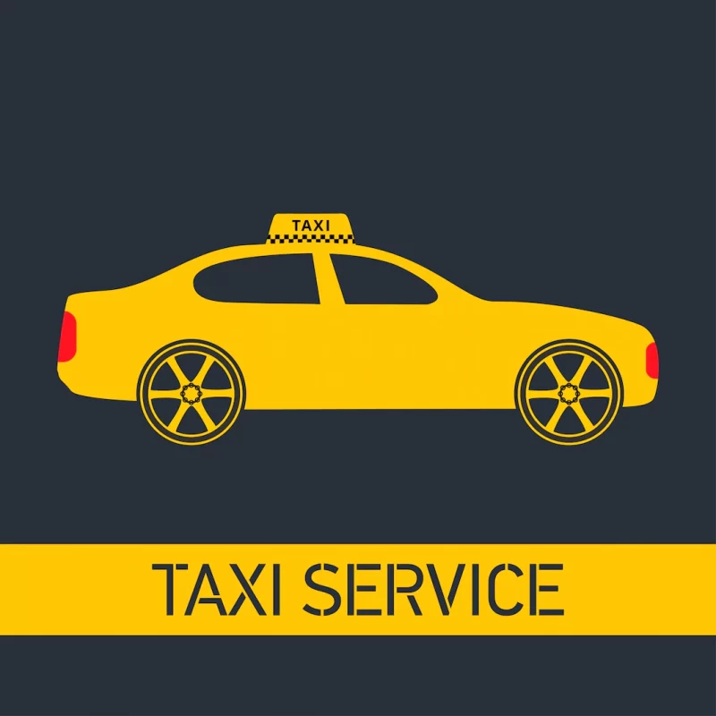 Taxi service logo template Free Vector