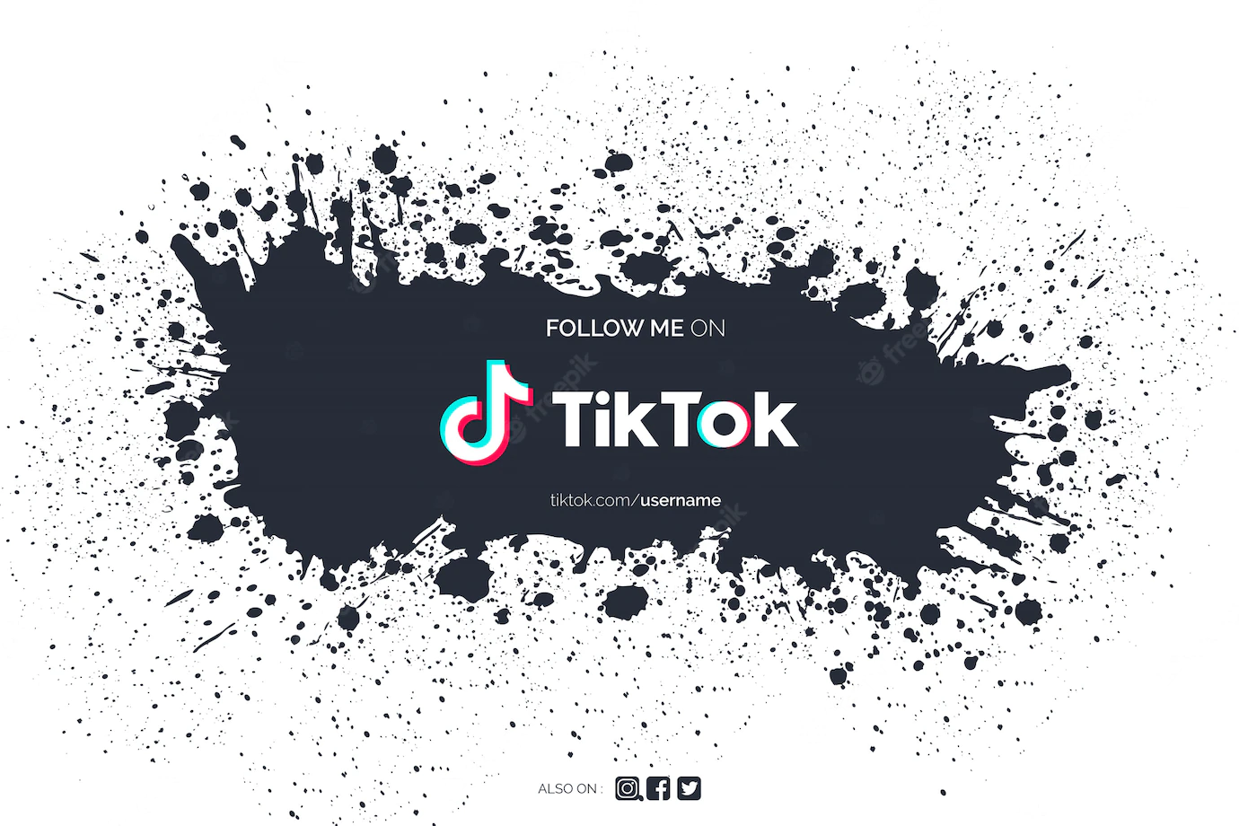 Tiktok Background With Paint Splash 1361 2635