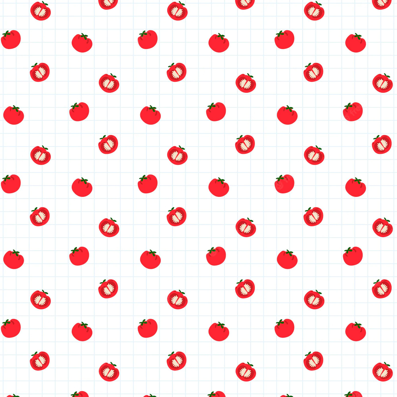Tomato Seamless Pattern Background 53876 119942