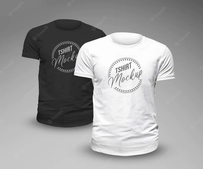 Tshirt mockup template design Premium Psd