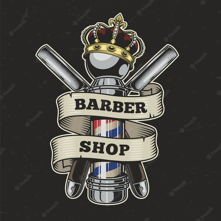 Vintage barbershop colorful illustration Free Vector