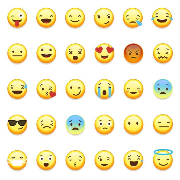 Whatsapp smileys Free Vector