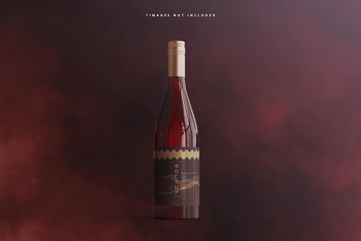 Wine Bottle Branding Mockup 358694 2582