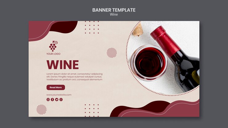 Wine Concept Banner Template 23 2148517250