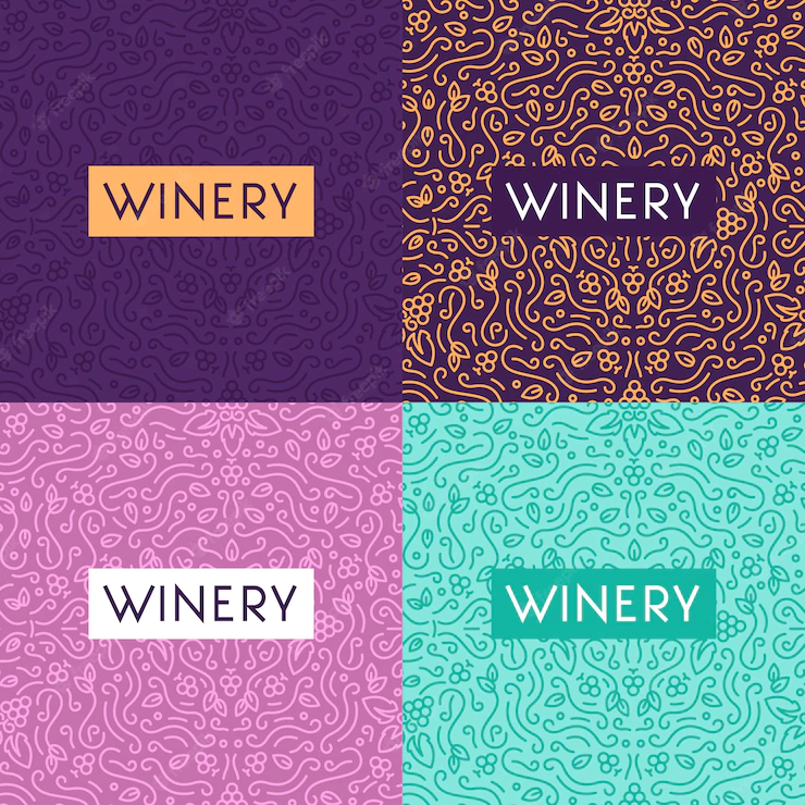 Wine Glass Grapes Vintage Lettering Background 1416 1242