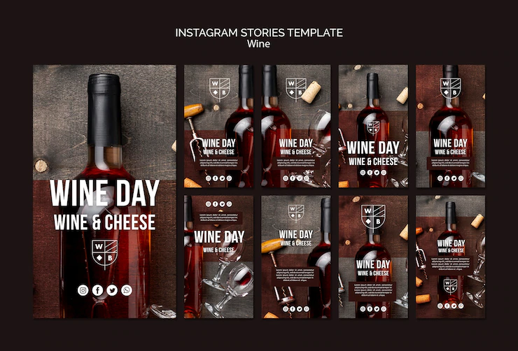 Wine Instagram Stories Template 23 2148569995