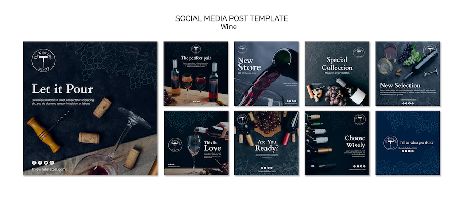 Wine Shop Social Media Post Template 23 2148567750