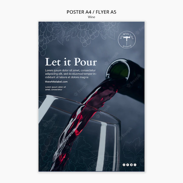 Wine Shop Template Flyer 23 2148567748