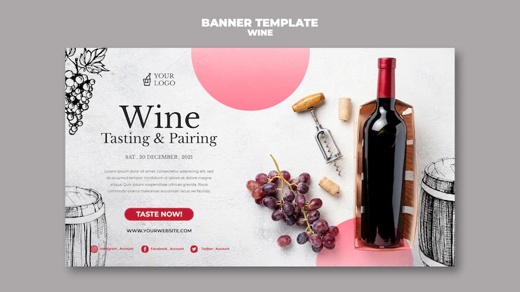 Wine Tasting Banner Design 23 2148536319