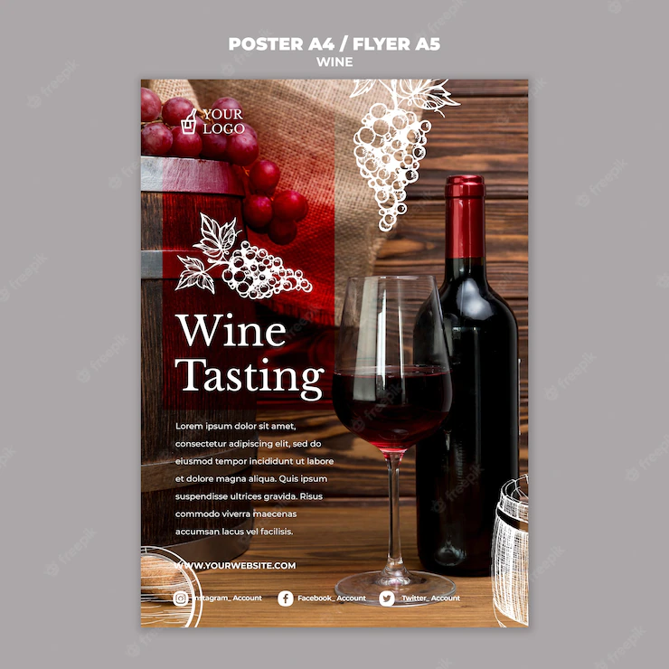 Wine Tasting Flyer Design 23 2148536329