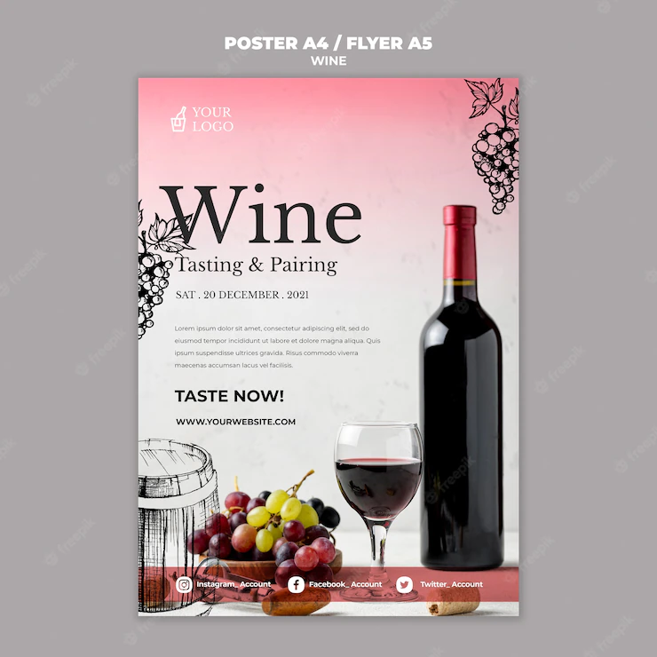 Wine Tasting Poster Design 23 2148536325