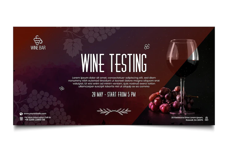 Wine Testing Banner Template 23 2148929796