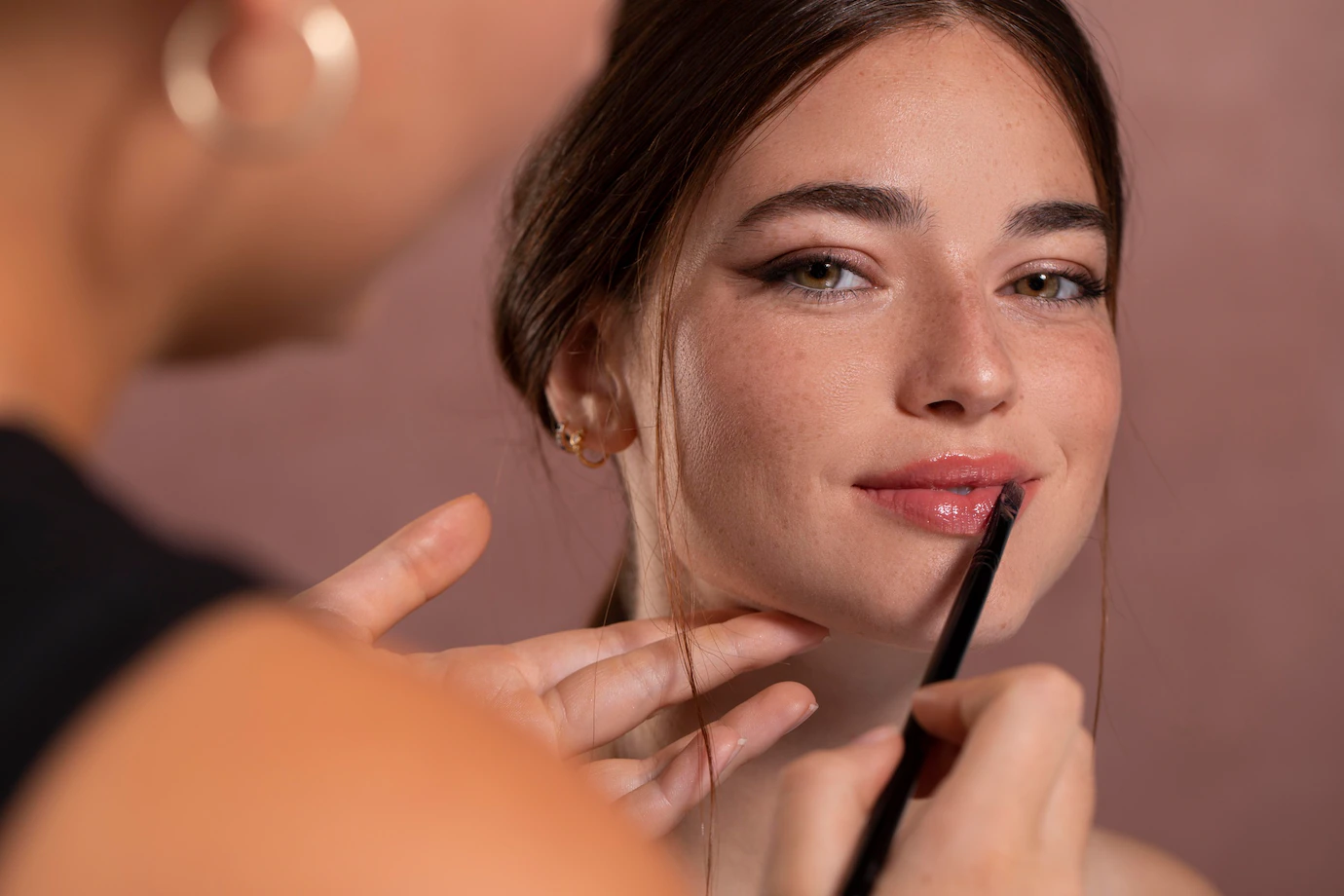 Woman Getting Her Make Up Done By Professional 23 2149084886