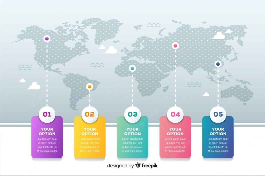 World Map Business Infographic 23 2148318867