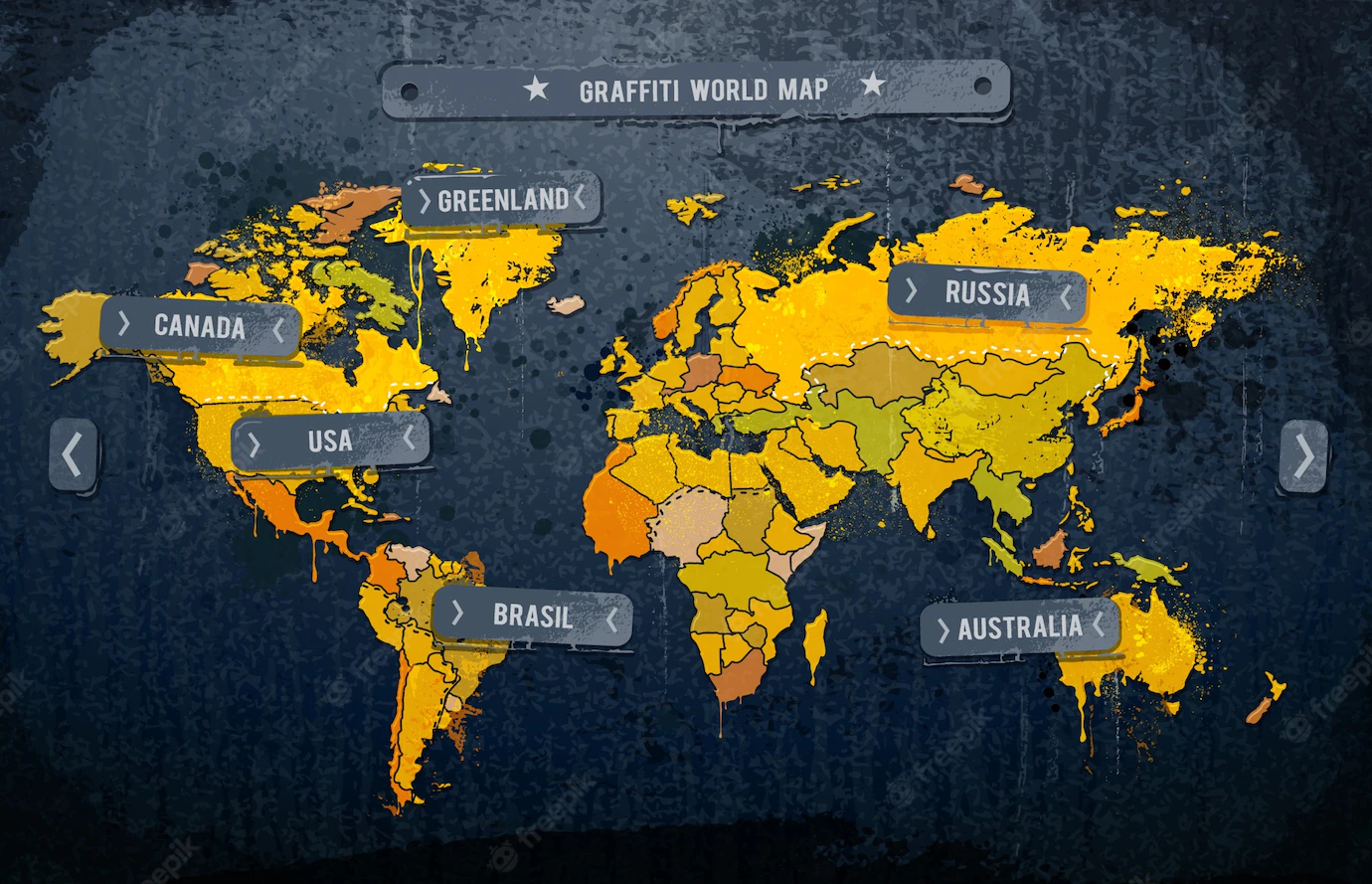 World Map Infographic Design 1176 159