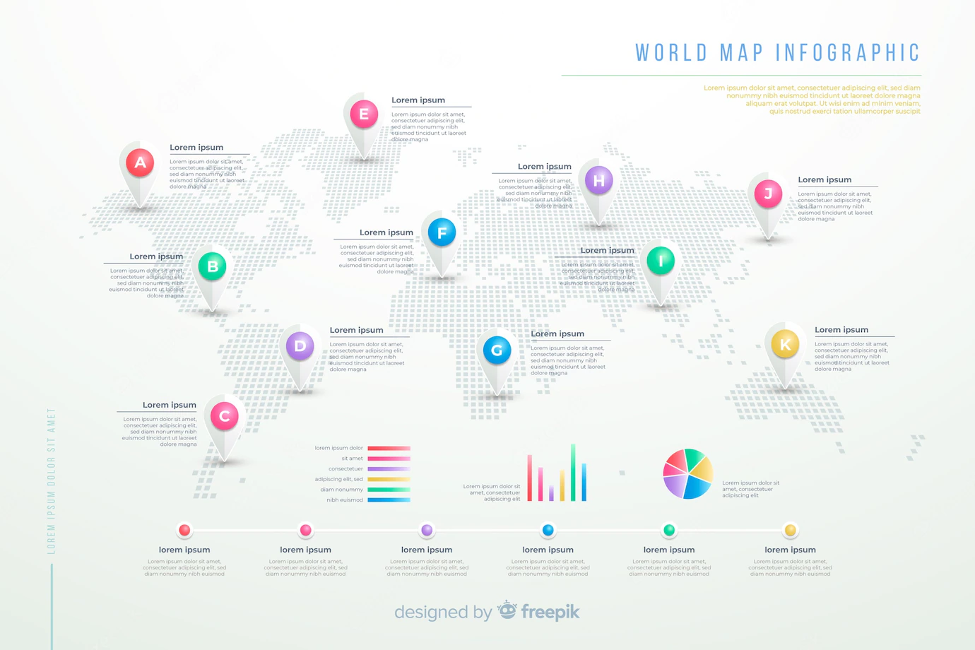 World Map Professional Infographic 52683 26929