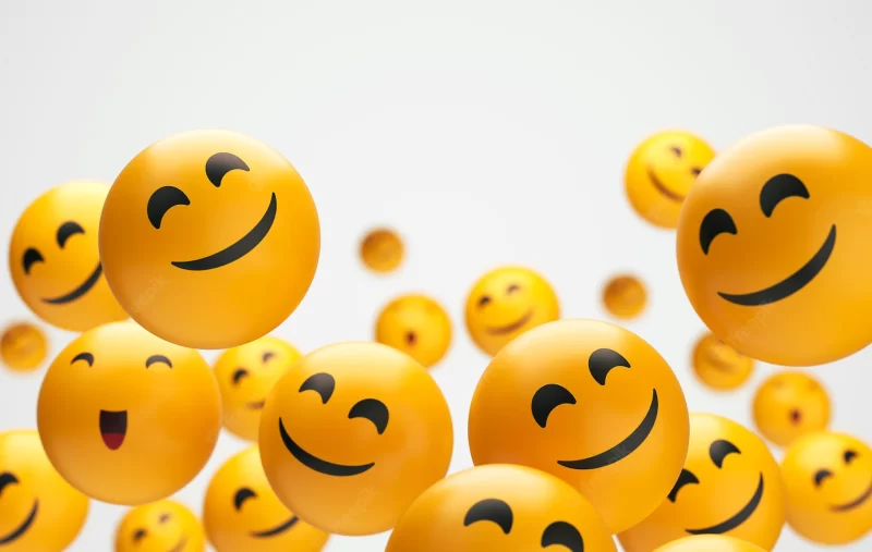 World smile day emojis composition Free Photo