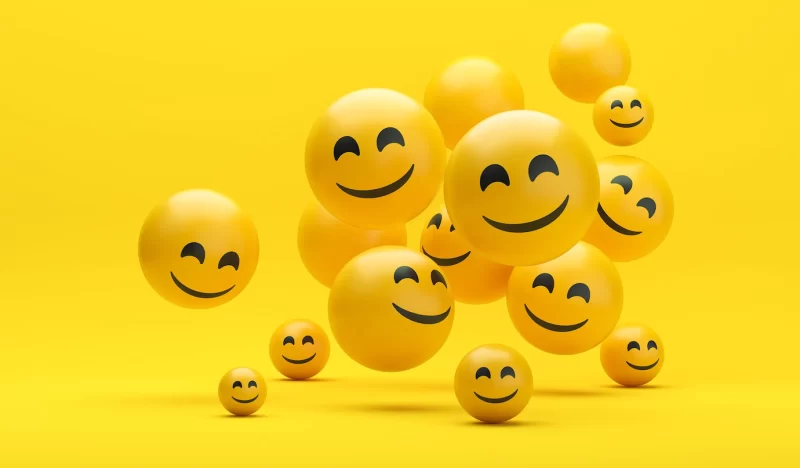 World smile day emojis composition Free Photo