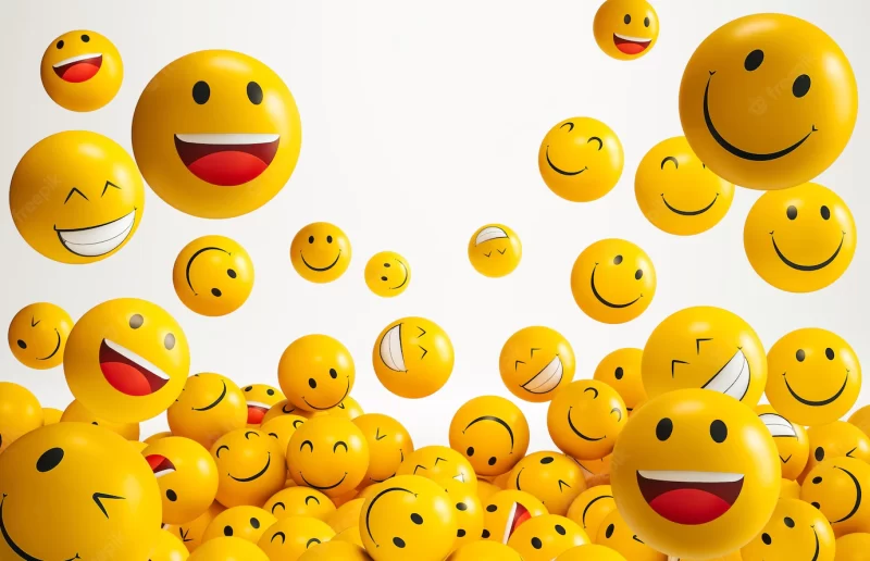 World smile day emojis Free Photo