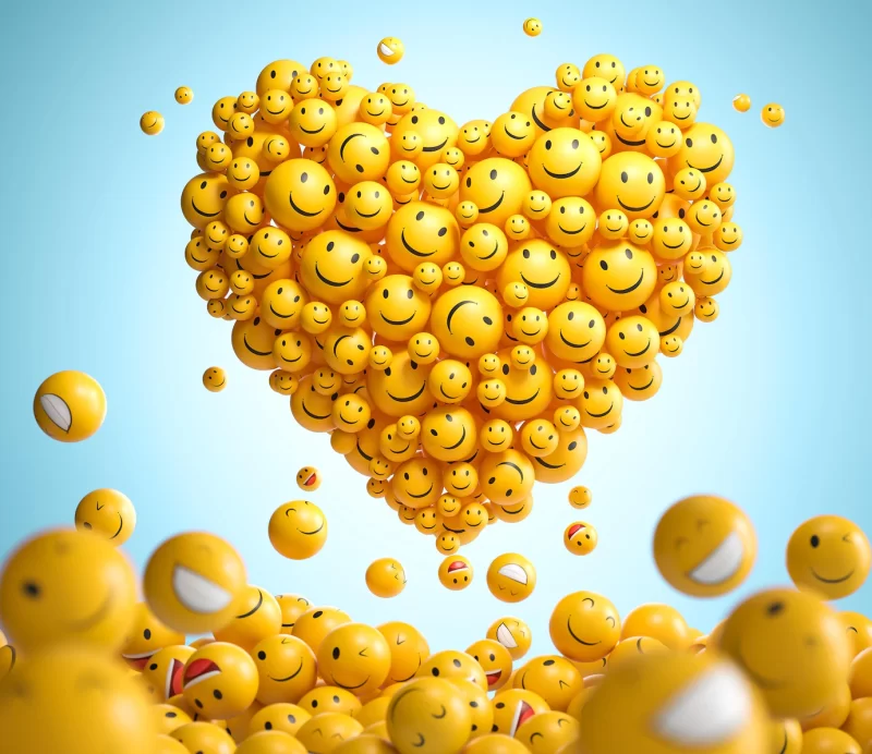 World smile day emojis Free Photo