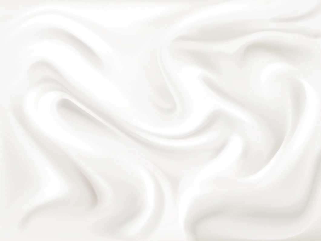 Yogurt Cream Silk Texture Illustration 3d Liquid White Paint Wavy Flow Pattern 33099 608