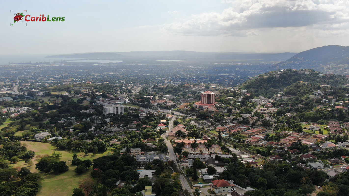 Manor Park Jamaica Drone Footage Skyline Free Image Download
