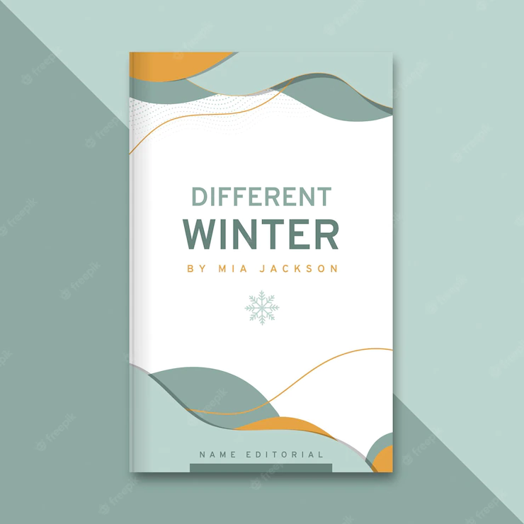 Abstract Elegant Winter Book Cover 23 2148798745