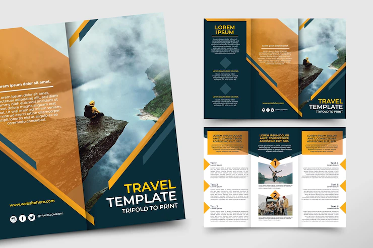 Abstract Trifold Brochure Template 52683 40859