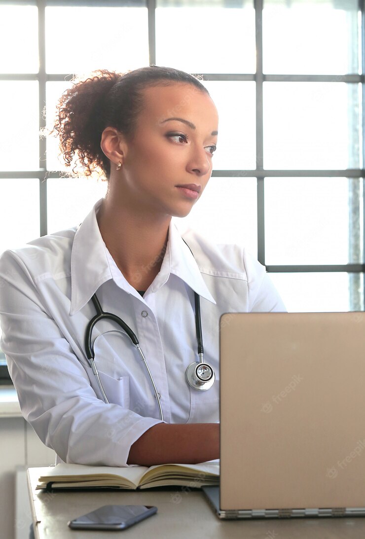 African American Female Doctor Posing Medicine Specialist 144627 30302