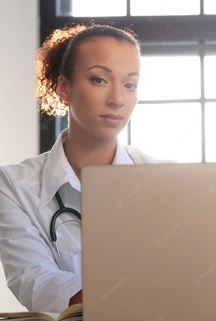 African American Female Doctor Posing Medicine Specialist 144627 30303