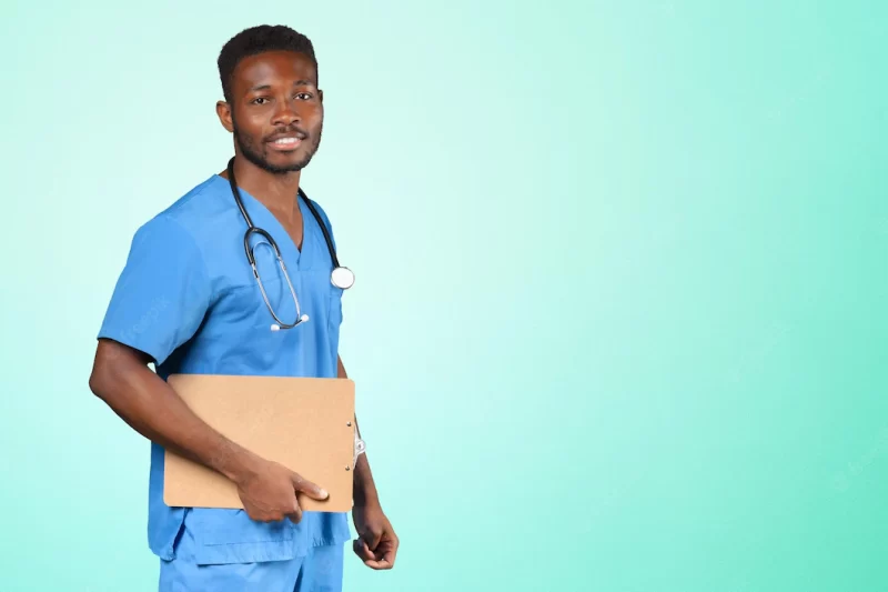 African merican medical doctor man Free Photo