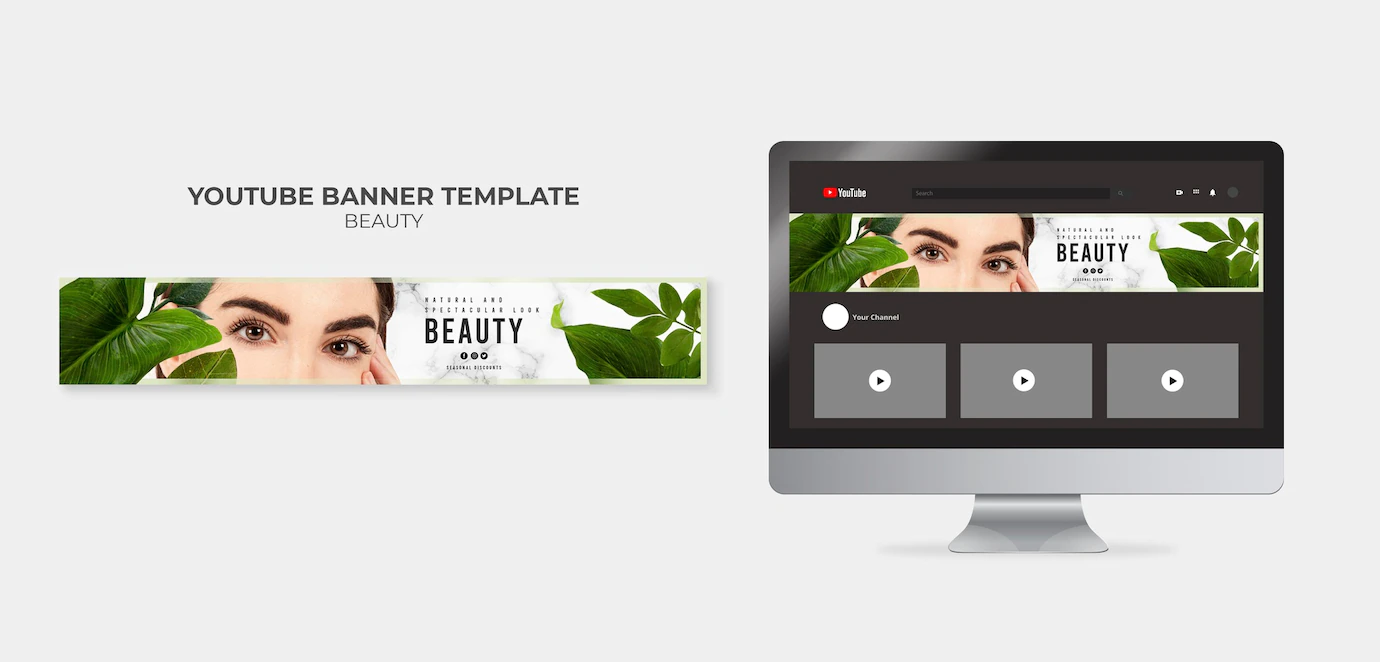 Beauty Youtube Banner Template 23 2148951982